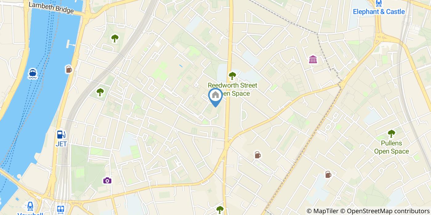 2 Bed Flat, Oakley House, SE11