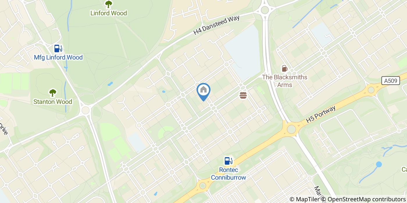 Conniburrow, Milton Keynes - Room in a Shared House, Marjoram Place ...