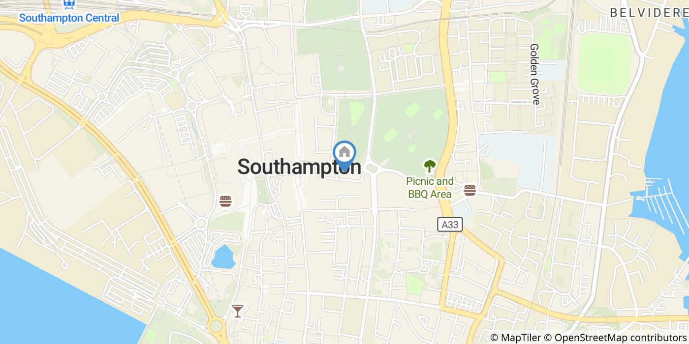 Southampton - 2 Bed Flat, Hanover House, SO14 - To Rent Now for £975.00 p/m