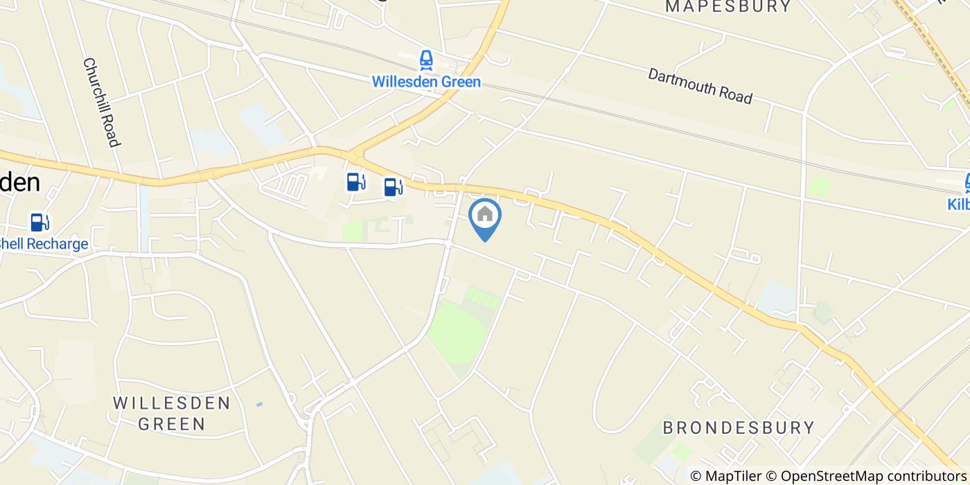 Studio Flat, Brondesbury Park, NW6