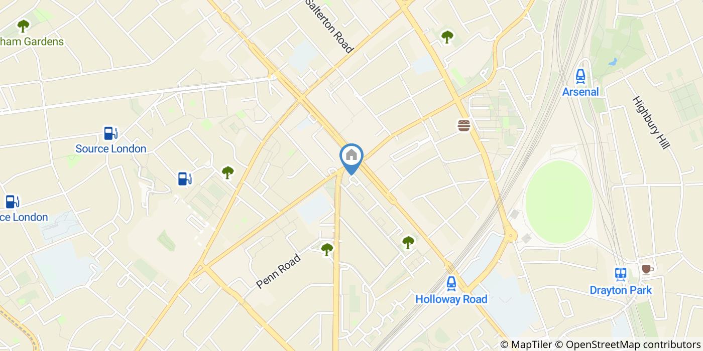 1 Bed Flat, Buckmaster House, N7