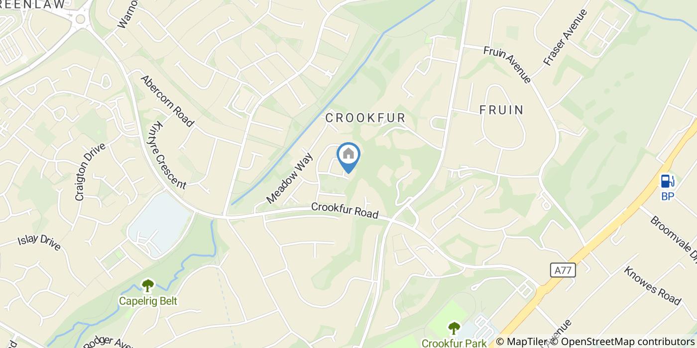 2 Bed Terraced House, Wellmeadow Green, G77