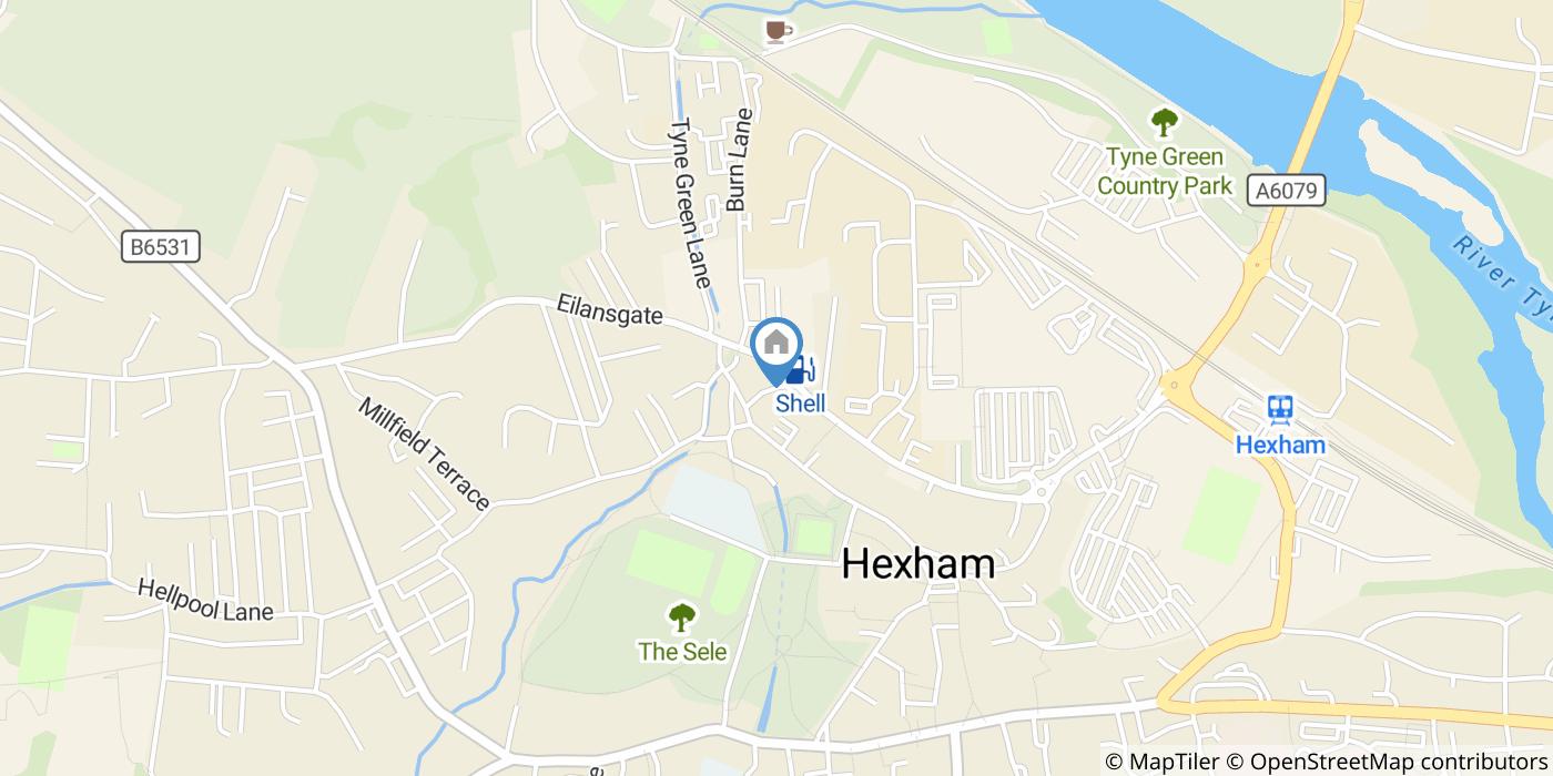 2 Bed Terraced House, Circle Place, NE46