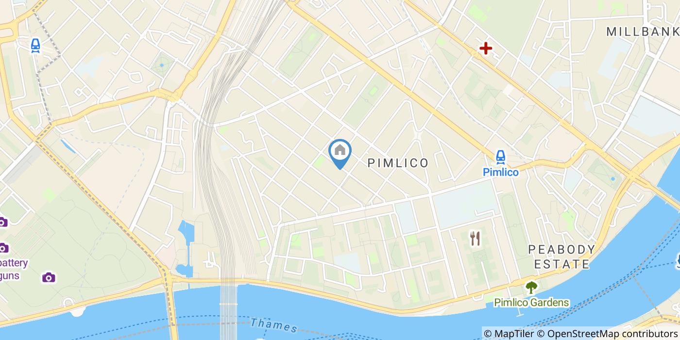 1 Bed Flat, Alderney Street, SW1V