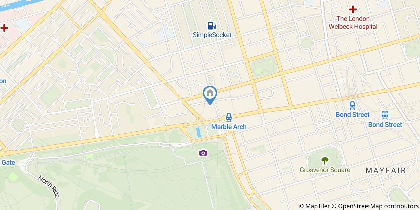 4 Bed Flat, Cumberland Court, W1H