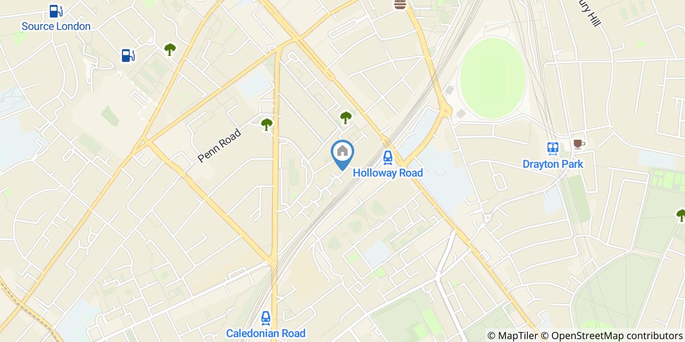 1 Bed Flat, Heddington Grove, N7