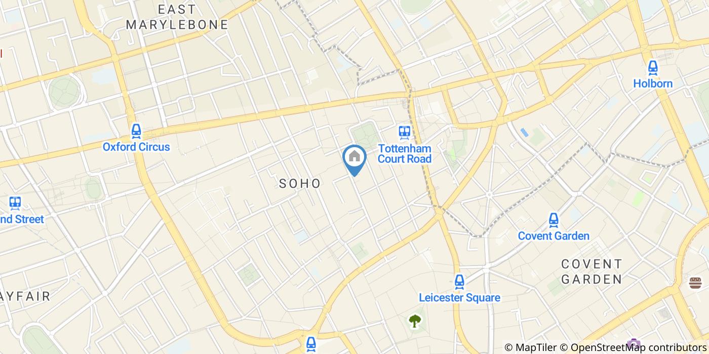 Studio Flat, Dean Street, W1D