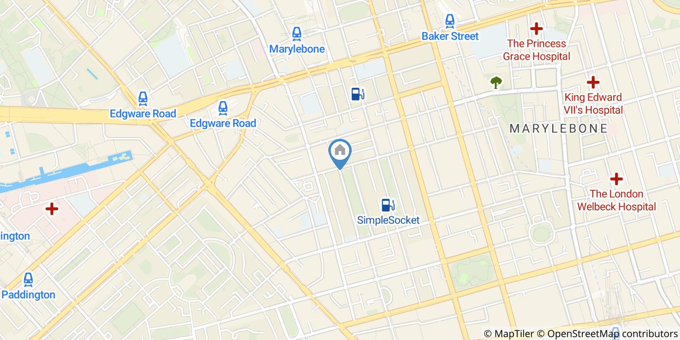 Studio Flat, Bryanston Square, W1H