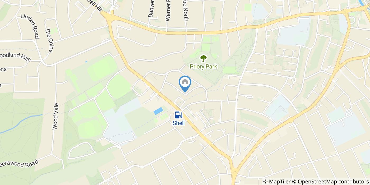 1 Bed Flat, Carysfort Road, N8