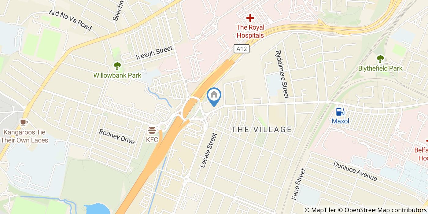 Room in a Shared House, Behind Royal Hospital. South West Be, BT12