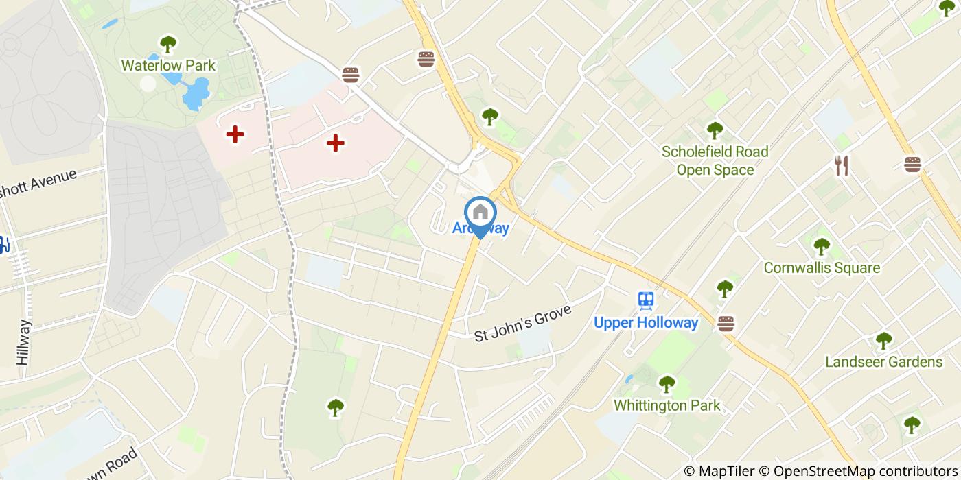 Studio Flat, Junction Road, N19