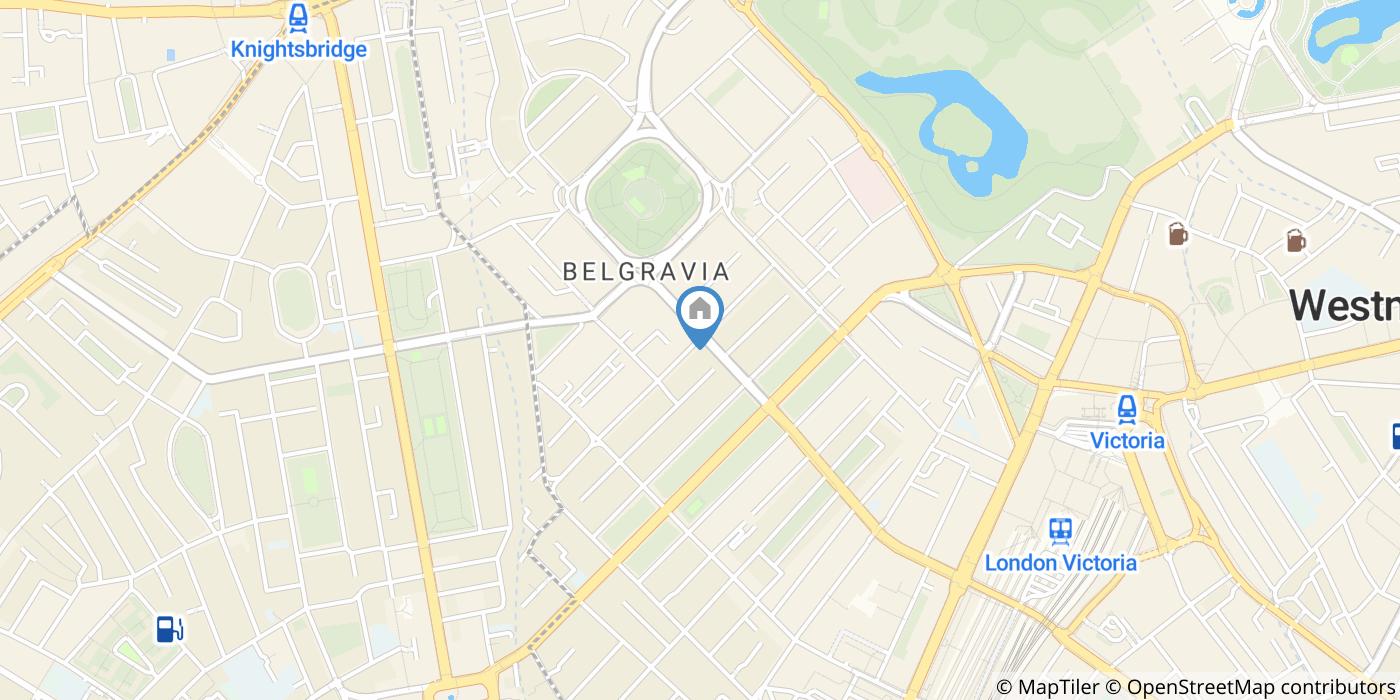 1 Bed Flat, Eaton Place, SW1X