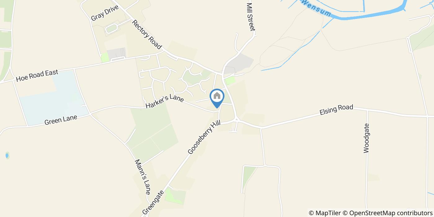 4 Bed Detached House, Postmill Loke, NR20