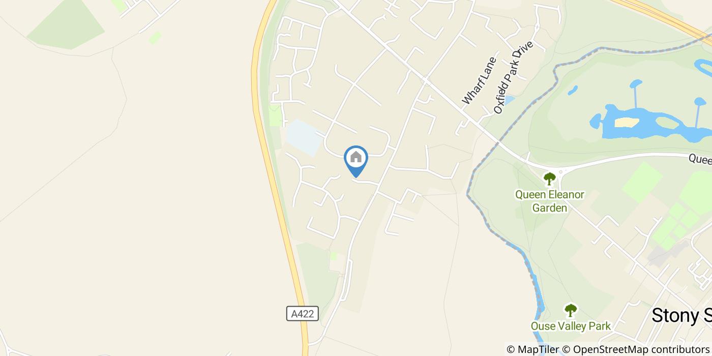 1 Bed Flat, Brookside Close, MK19