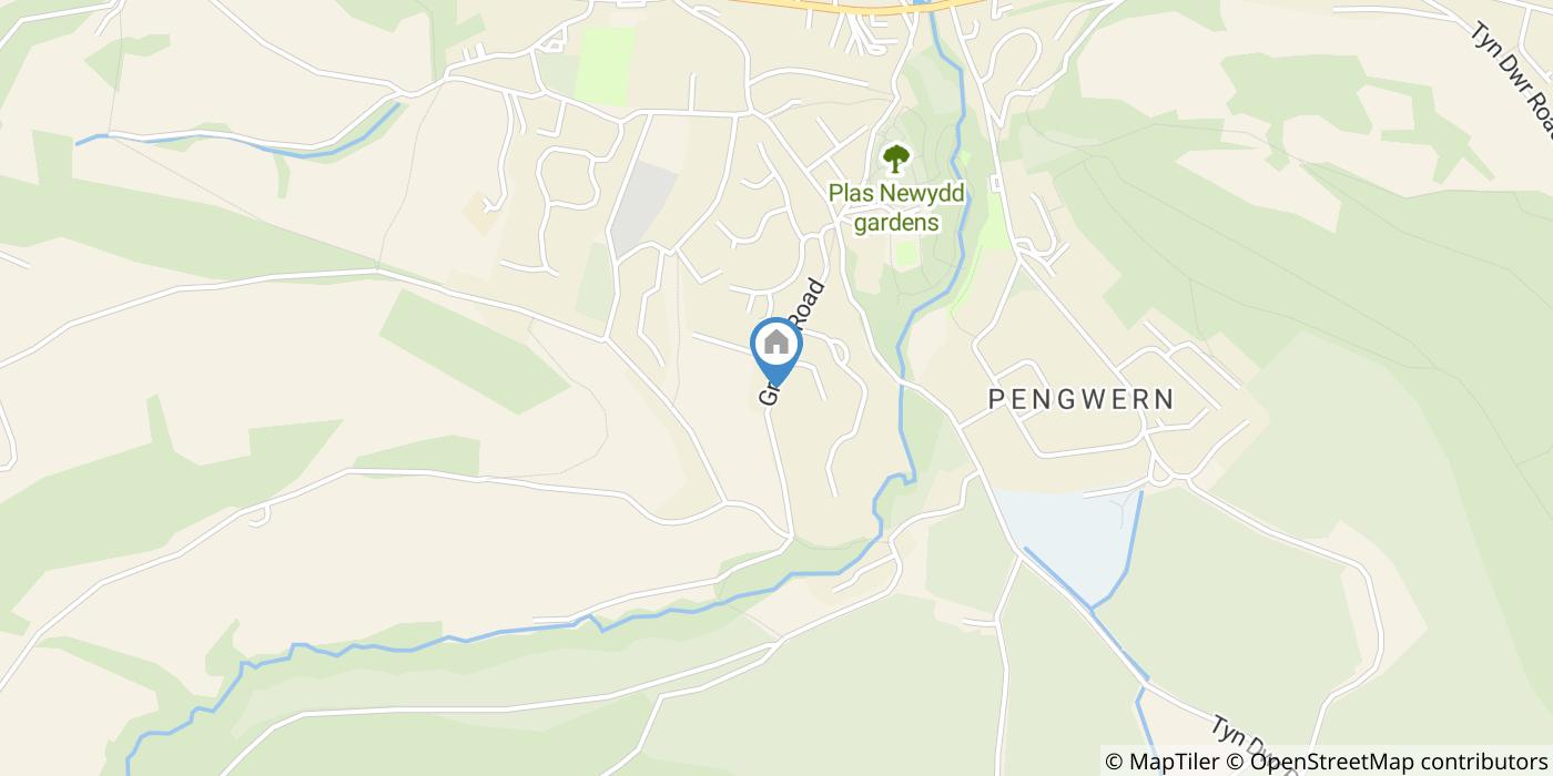 Studio Flat, Grange Road, LL20