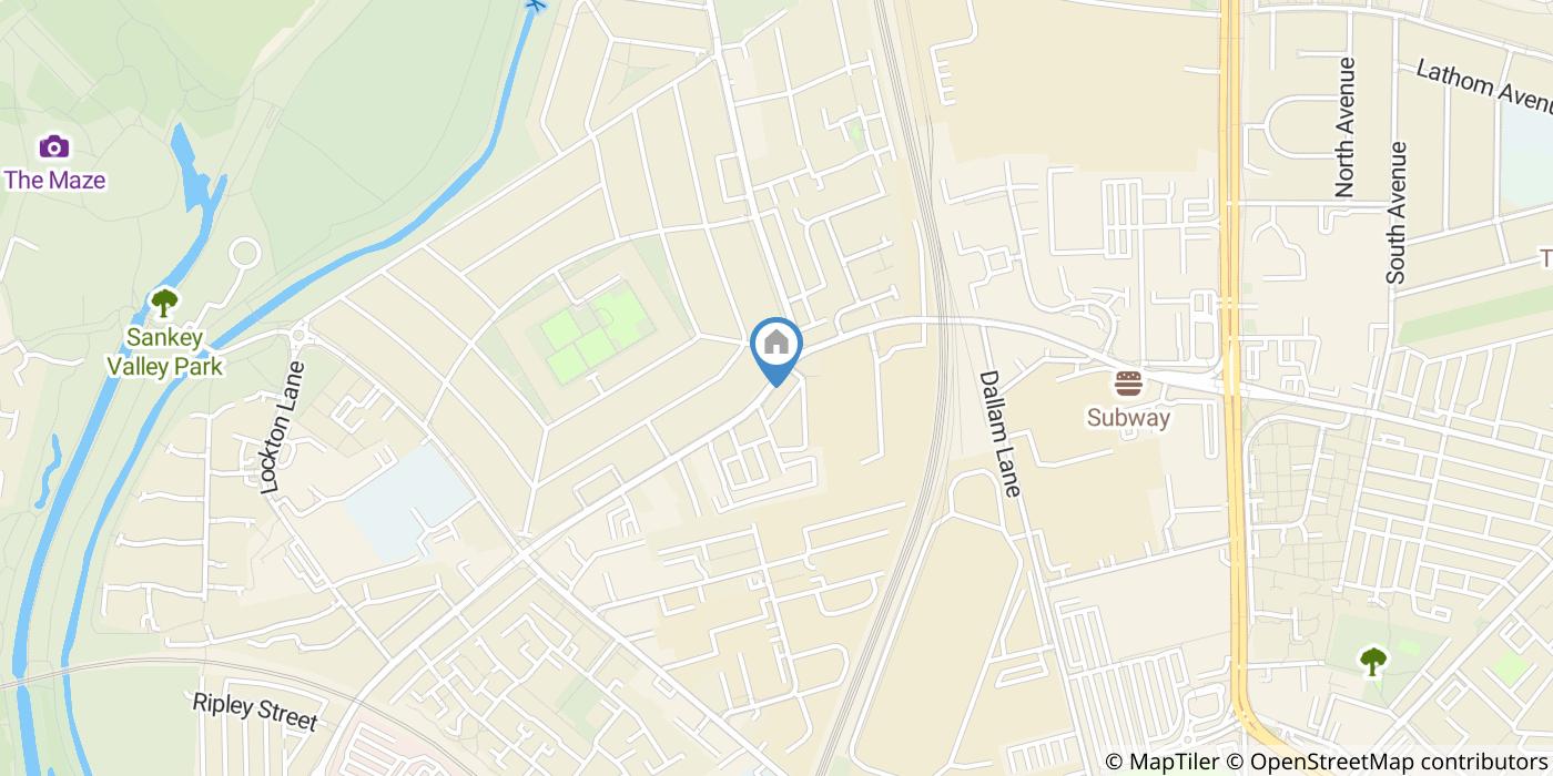 1 Bed Flat, Folly Lane, WA5