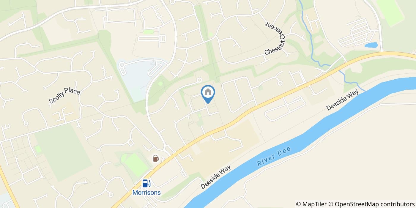 3 Bed Terraced House, Silverbank Gardens, AB31