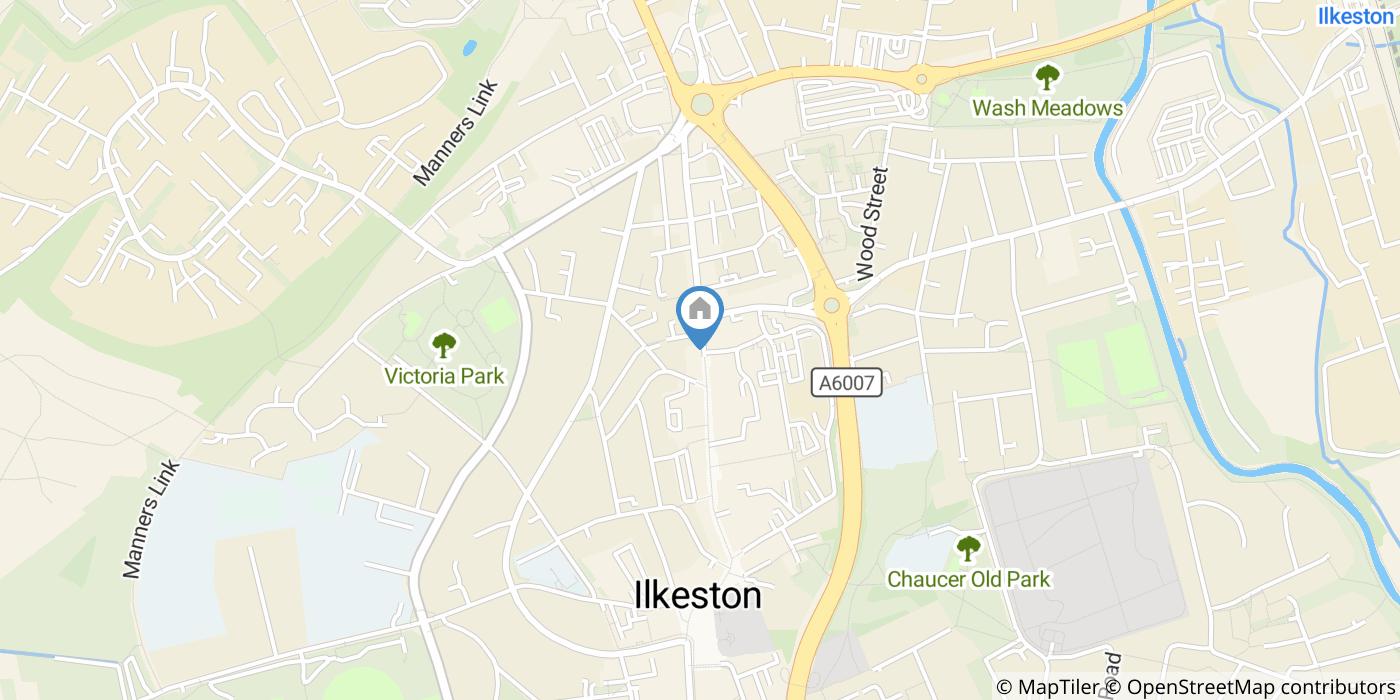 1 Bed Flat, Bath Street, DE7