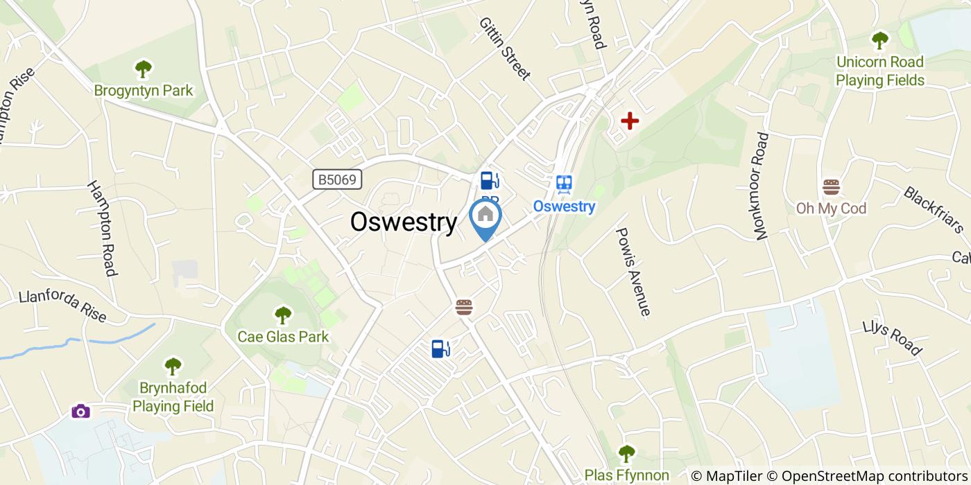 1 Bed Flat, Oswald Road, SY11