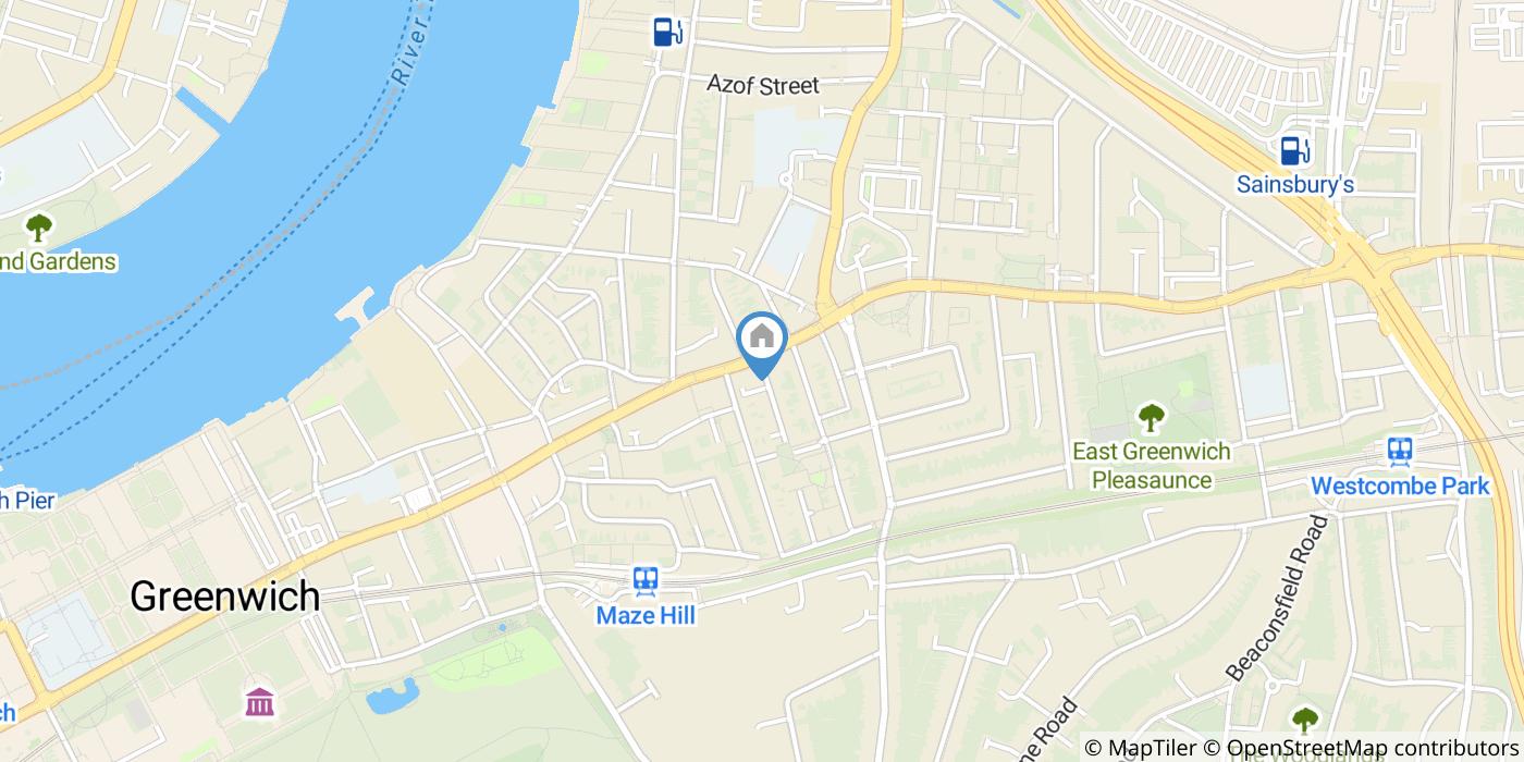 1 Bed Flat, Tyler Street, SE10