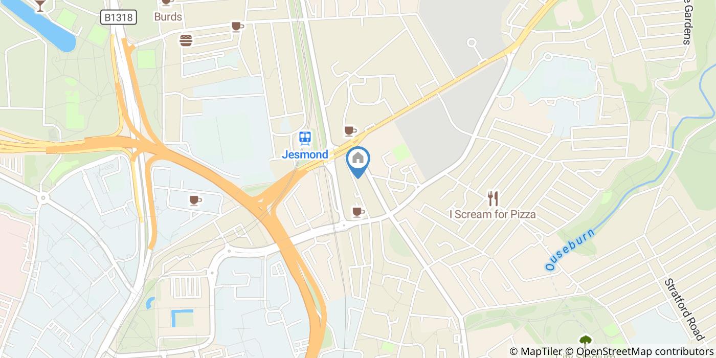 1 Bed Flat, Portland Terrace, NE2