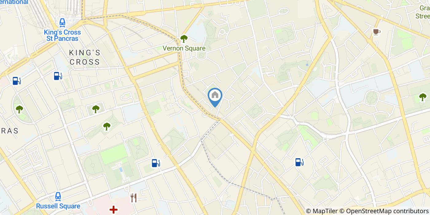 2 Bed Flat, King's Cross Station, WC1X