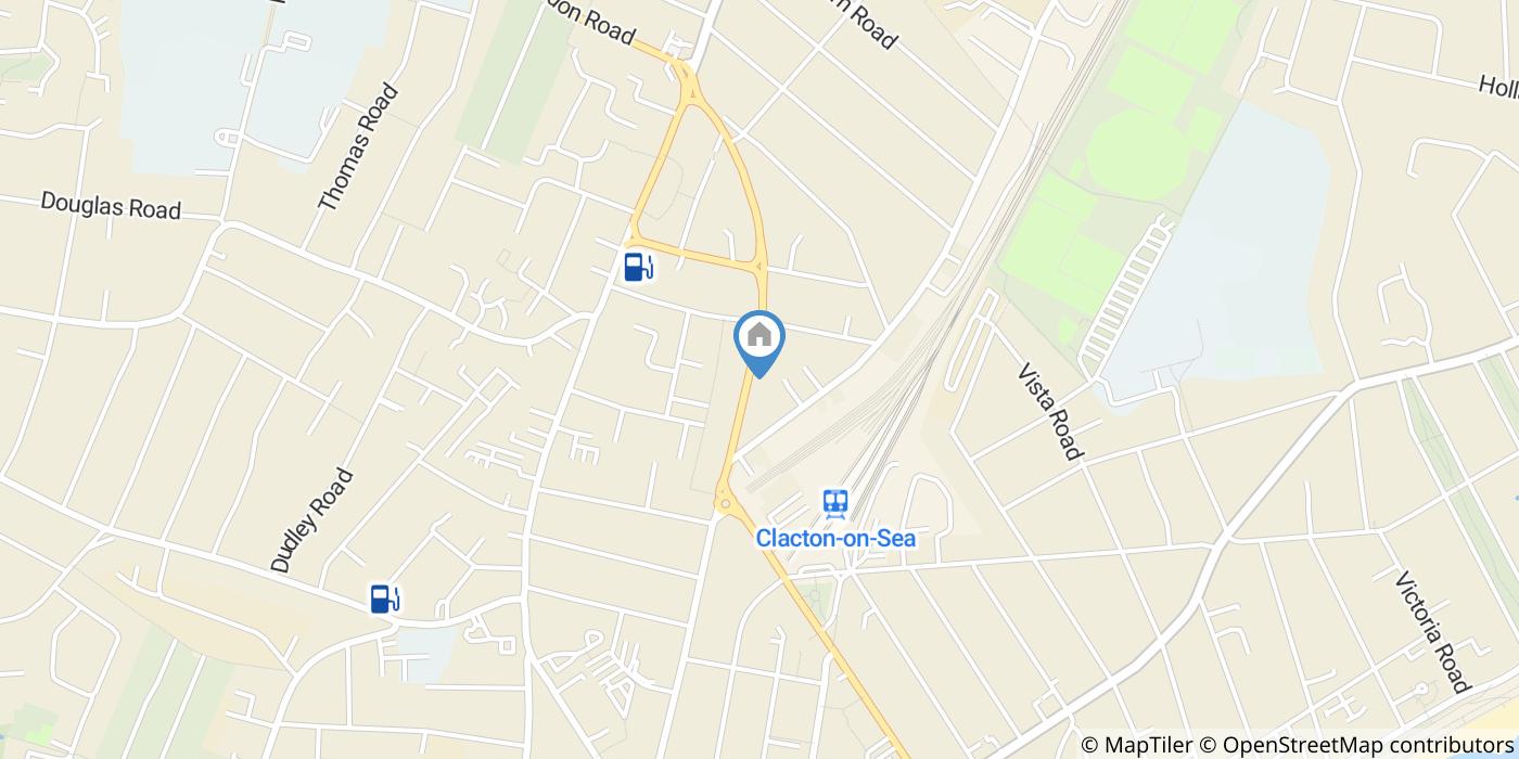 Studio Flat, Wellesley Road, CO15