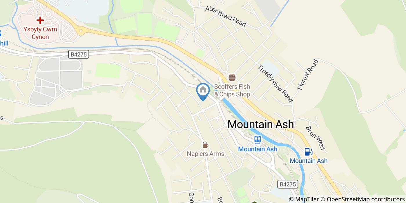 2 Bed Terraced House, Union Street, CF45