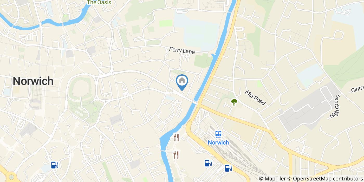 2 Bed Flat, Grosvenor House, NR1