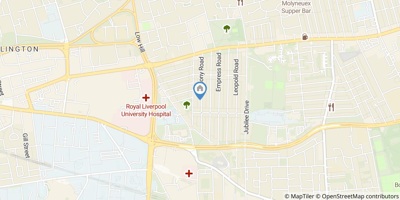 6 Bed Terraced House, Saxony Road, L7