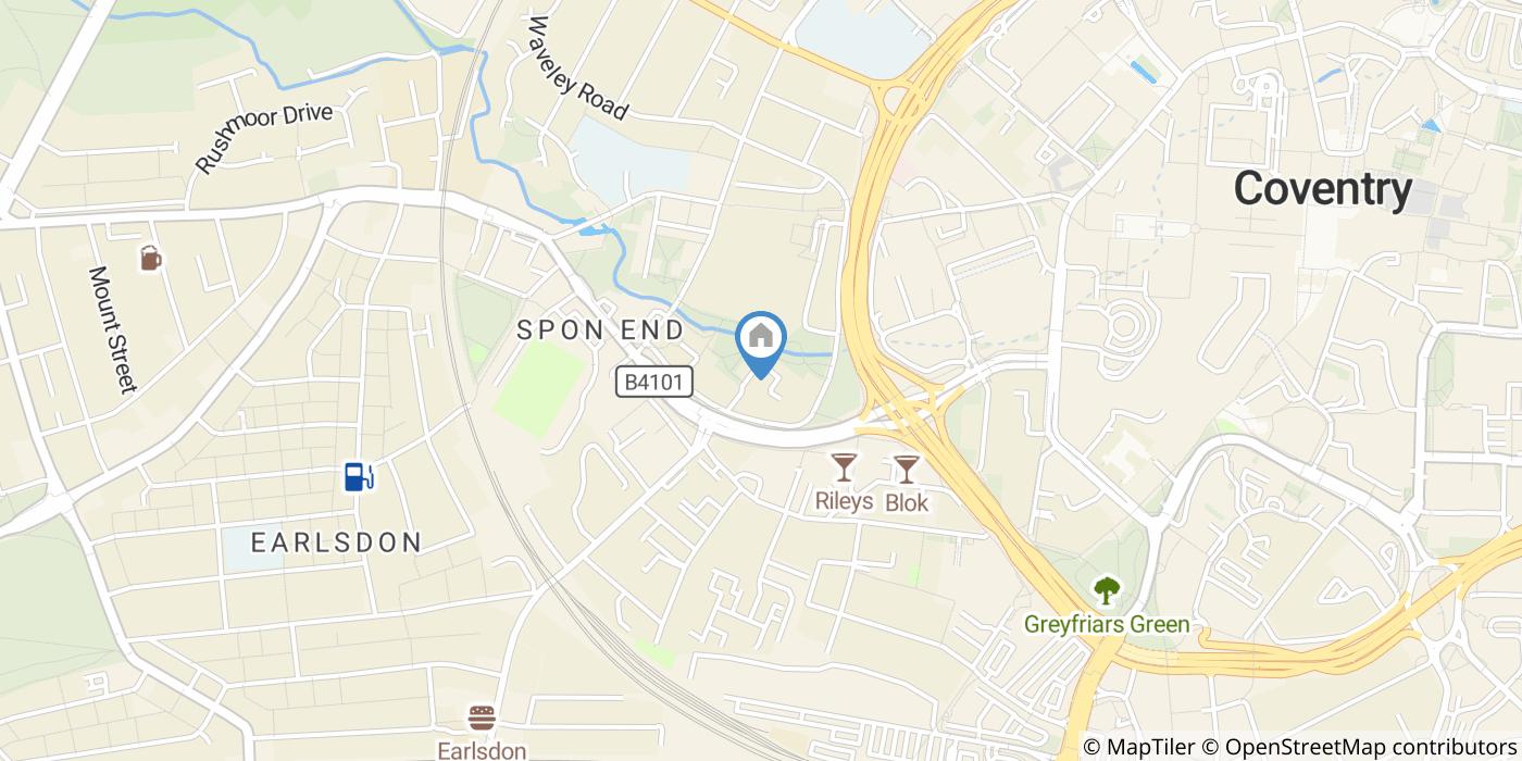 2 Bed Flat, Fennel House, CV1