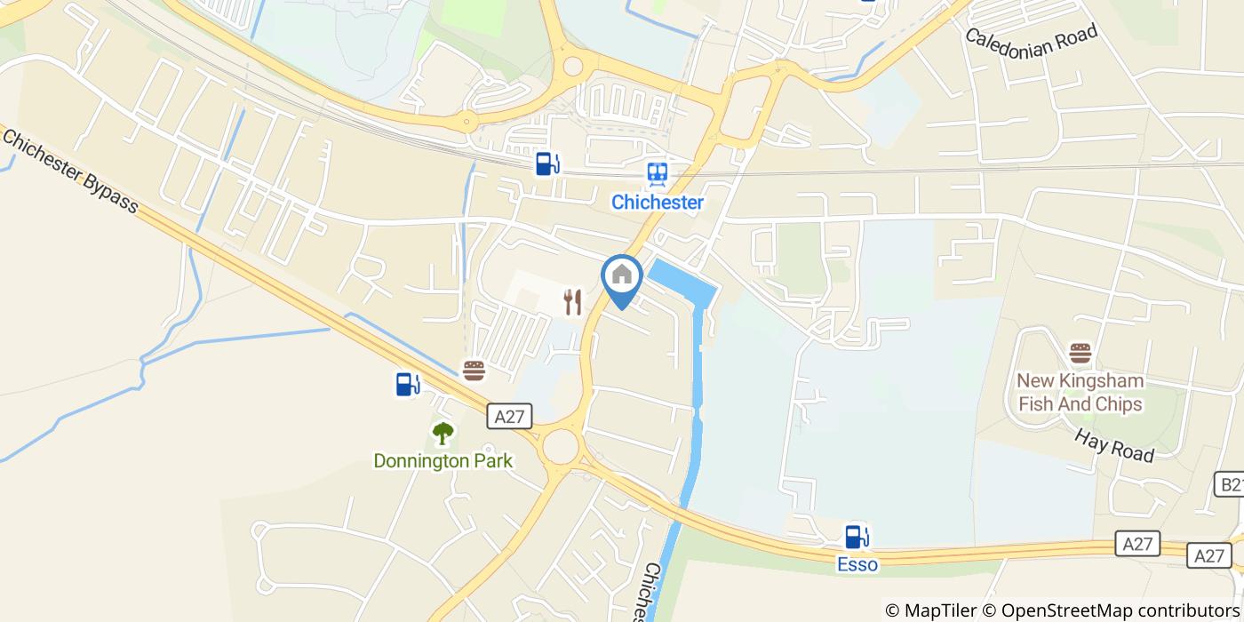 1 Bed Flat, Heather Court, PO19