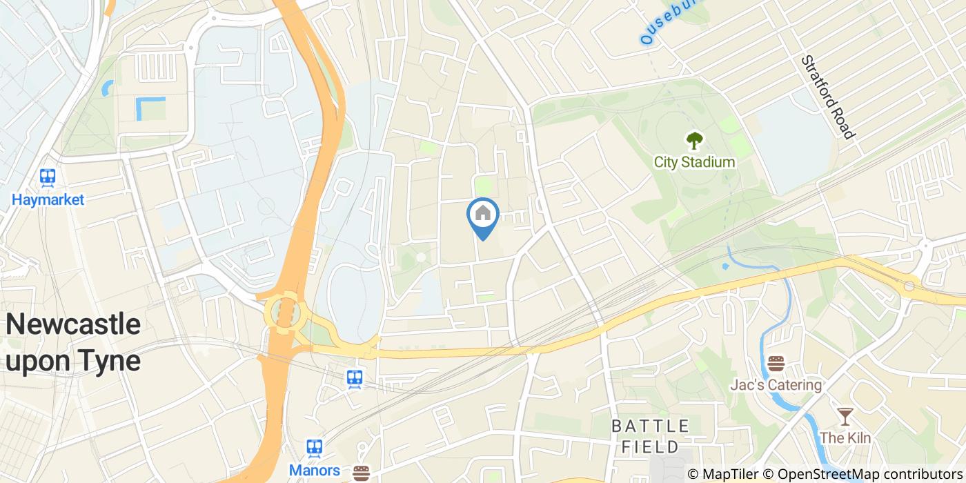 3 Bed Flat, Beadnell Place, NE2