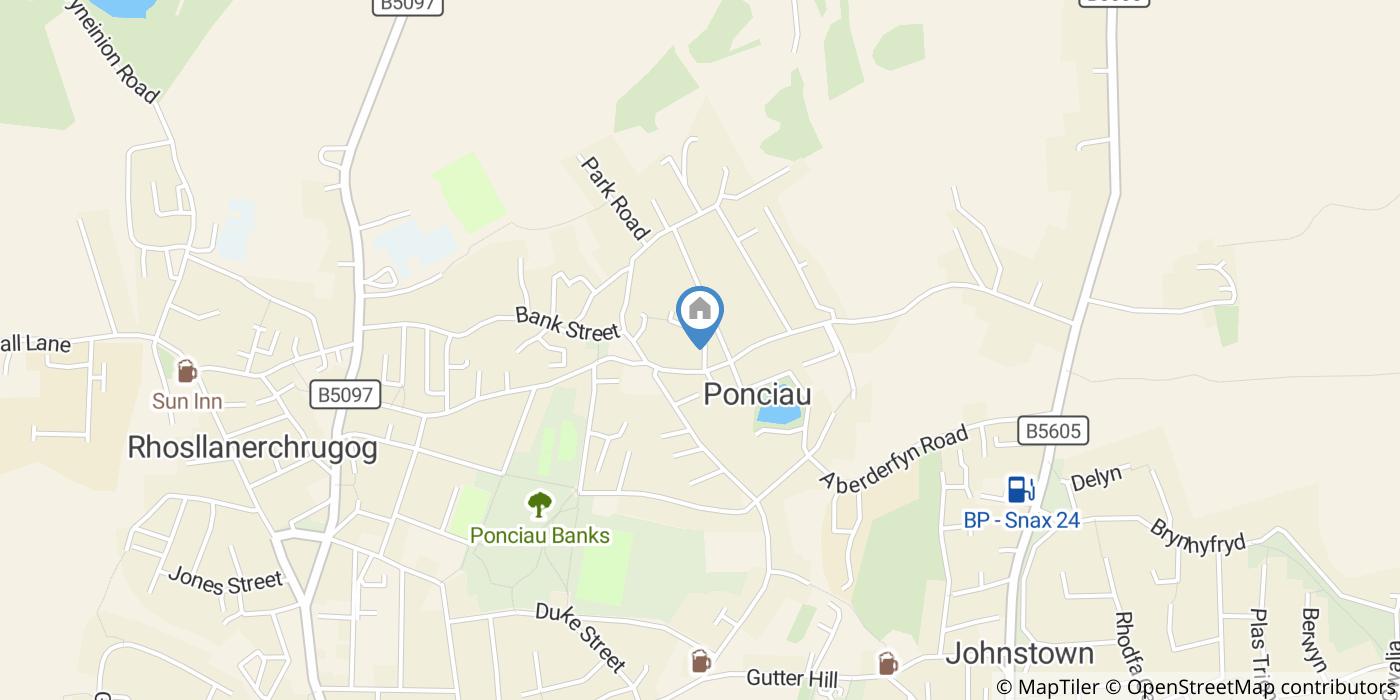 1 Bed Maisonette, Royal Oak Cottages, LL14