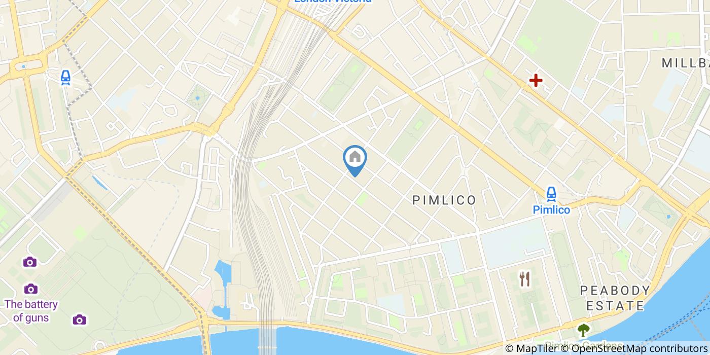 Studio Flat, Alderney Street, SW1V