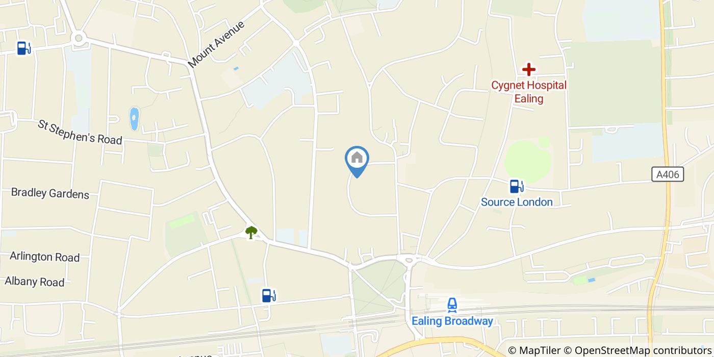 Room in a Shared House, Mount Park Crescent, W5