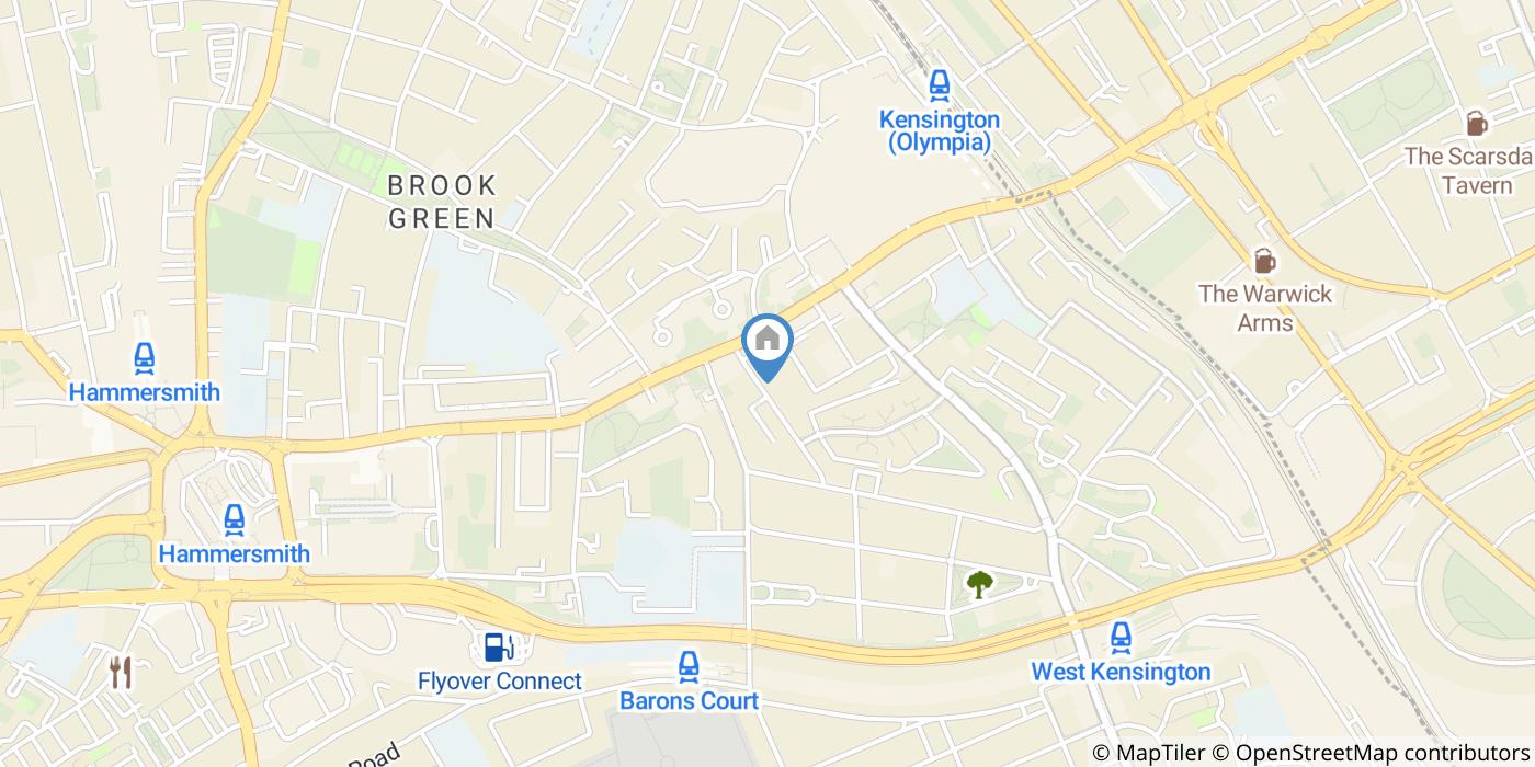 2 Bed Flat, Auriol Road, W14