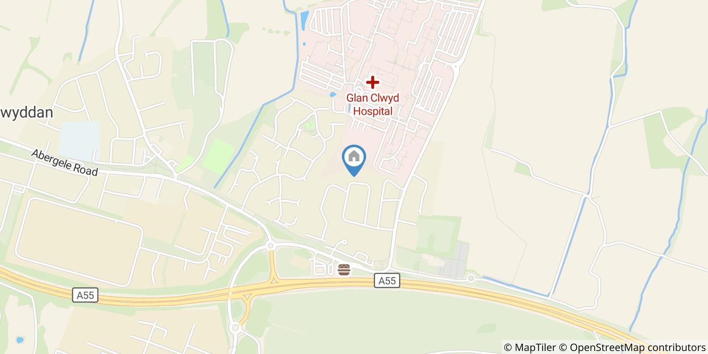 3 Bed Detached House, Cilgant Eglwys Wen, LL18