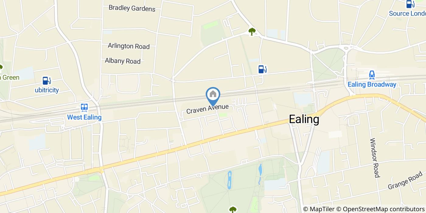 Room in a Shared House, Very Near Craven Avenue Area, W5