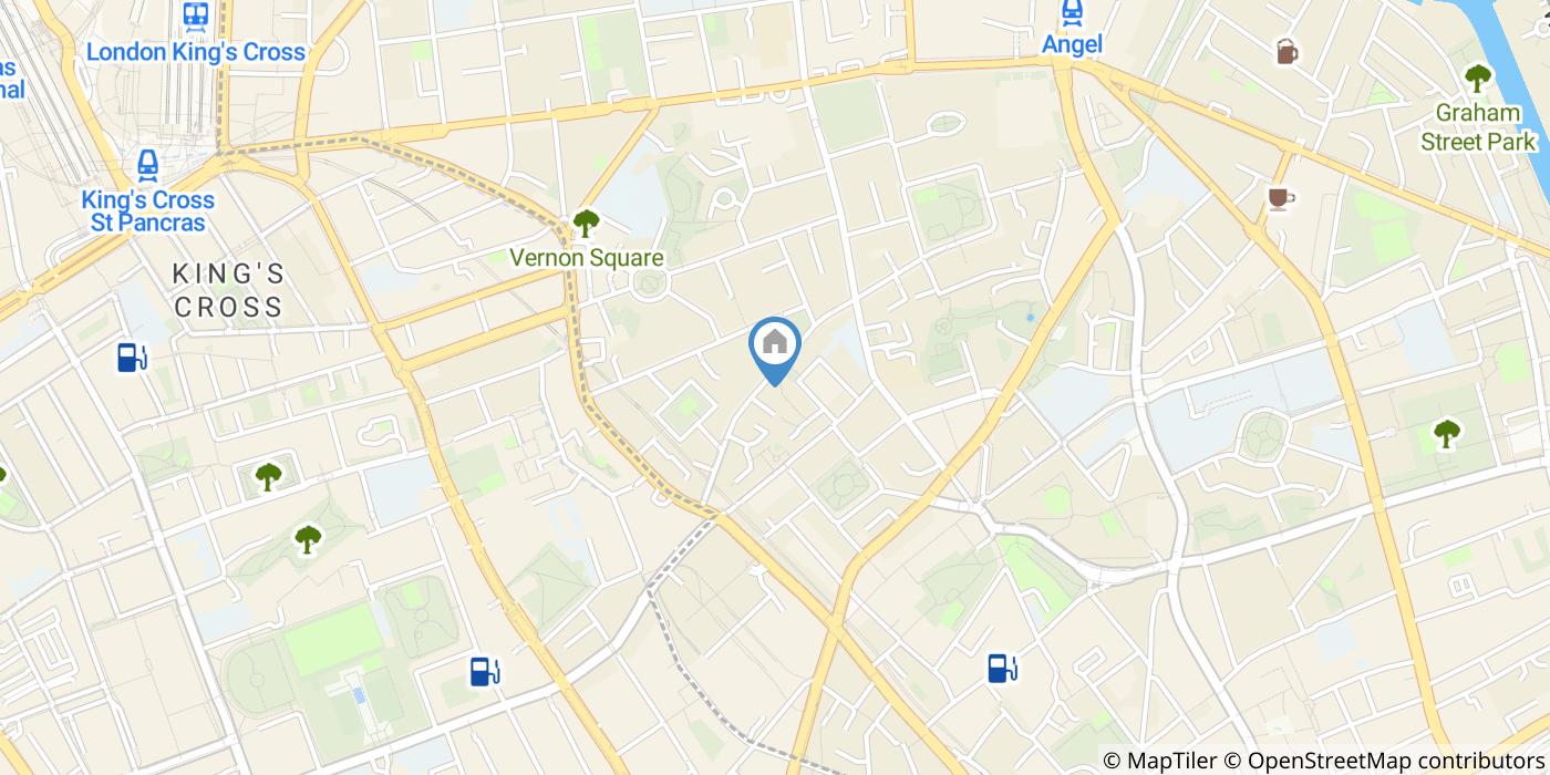1 Bed Flat, St. Phillip House, WC1X