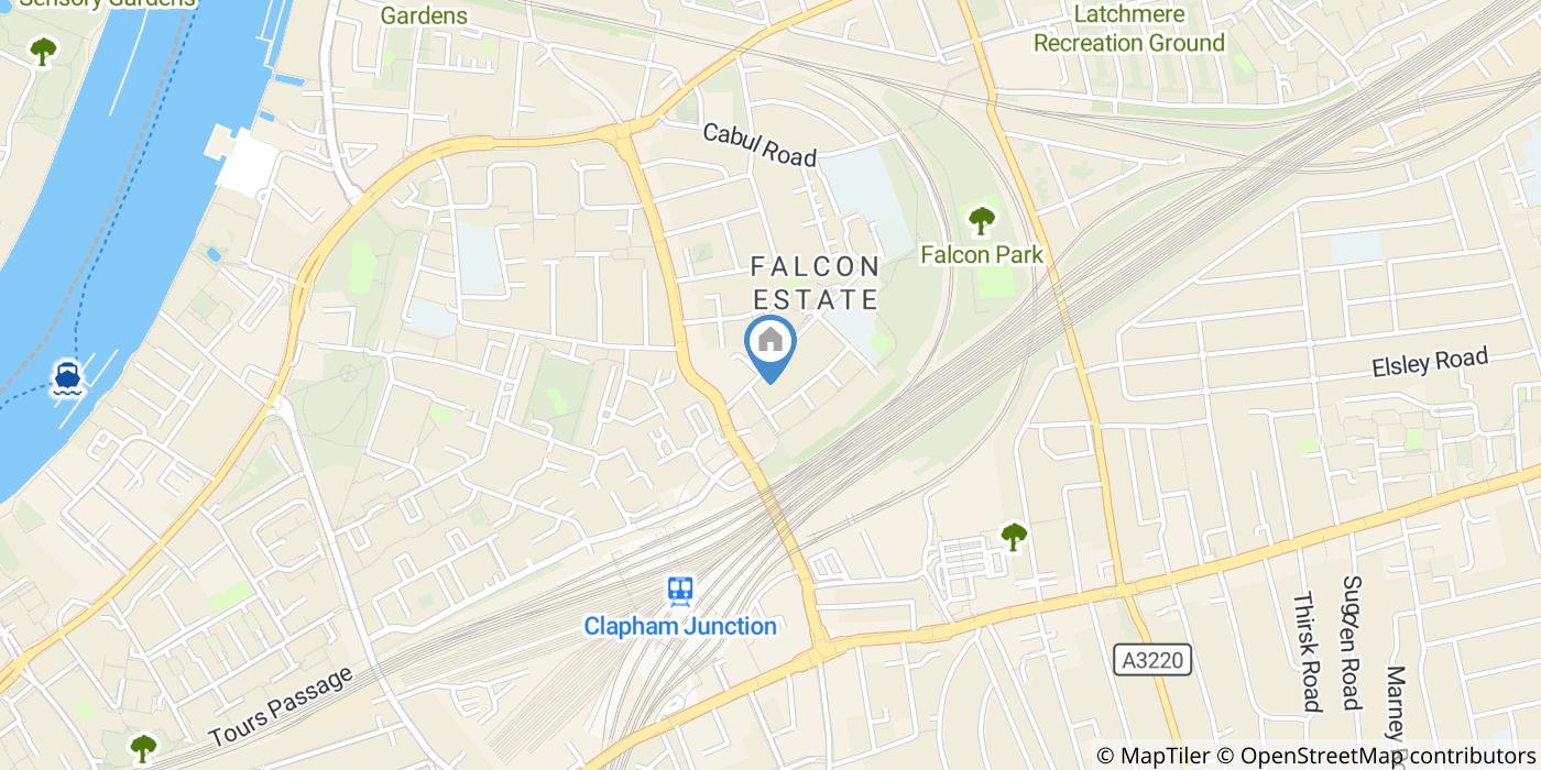 3 Bed Flat, Temple House, SW11