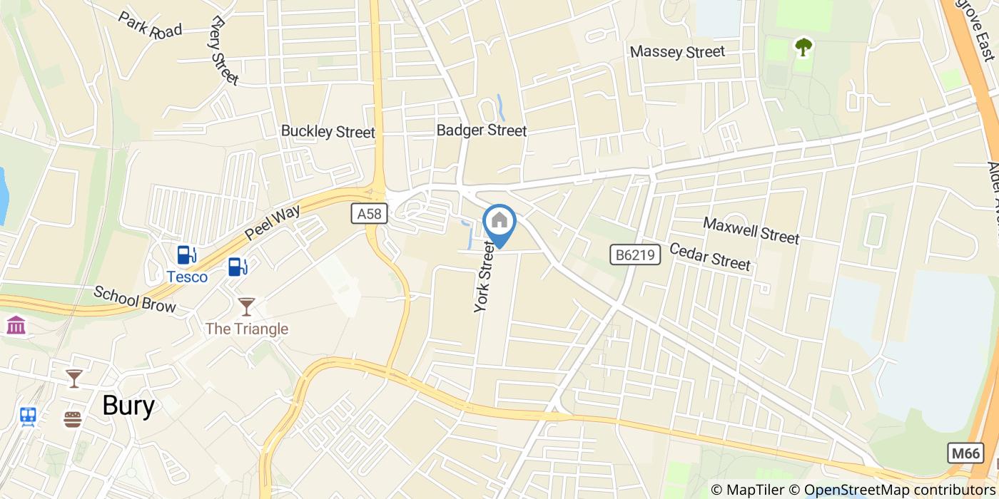 2 Bed Terraced House, York Street, BL9