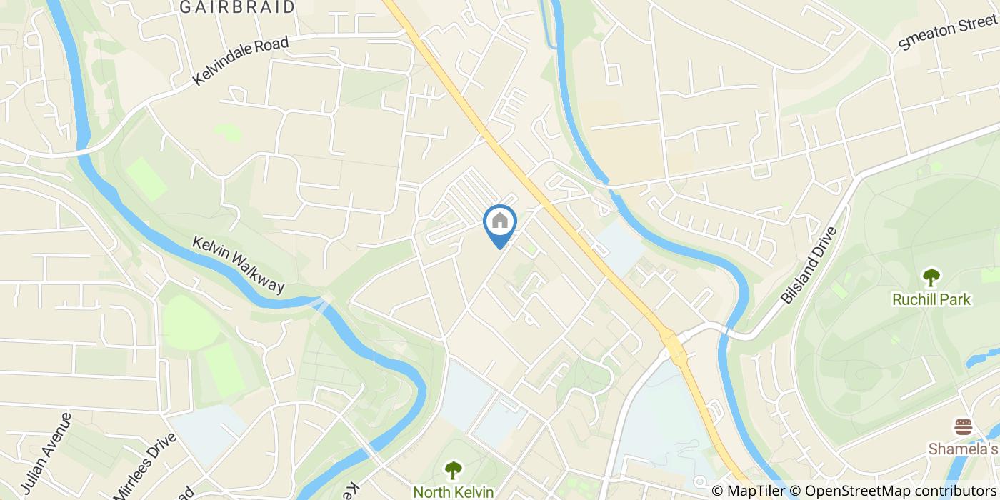 1 Bed Flat, Shakespeare Street, G20