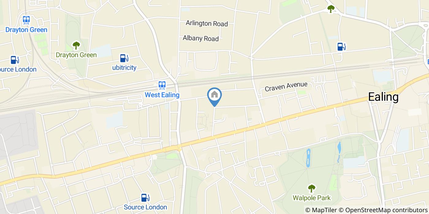 Studio Flat, Very Near Broughton Road Area, W13