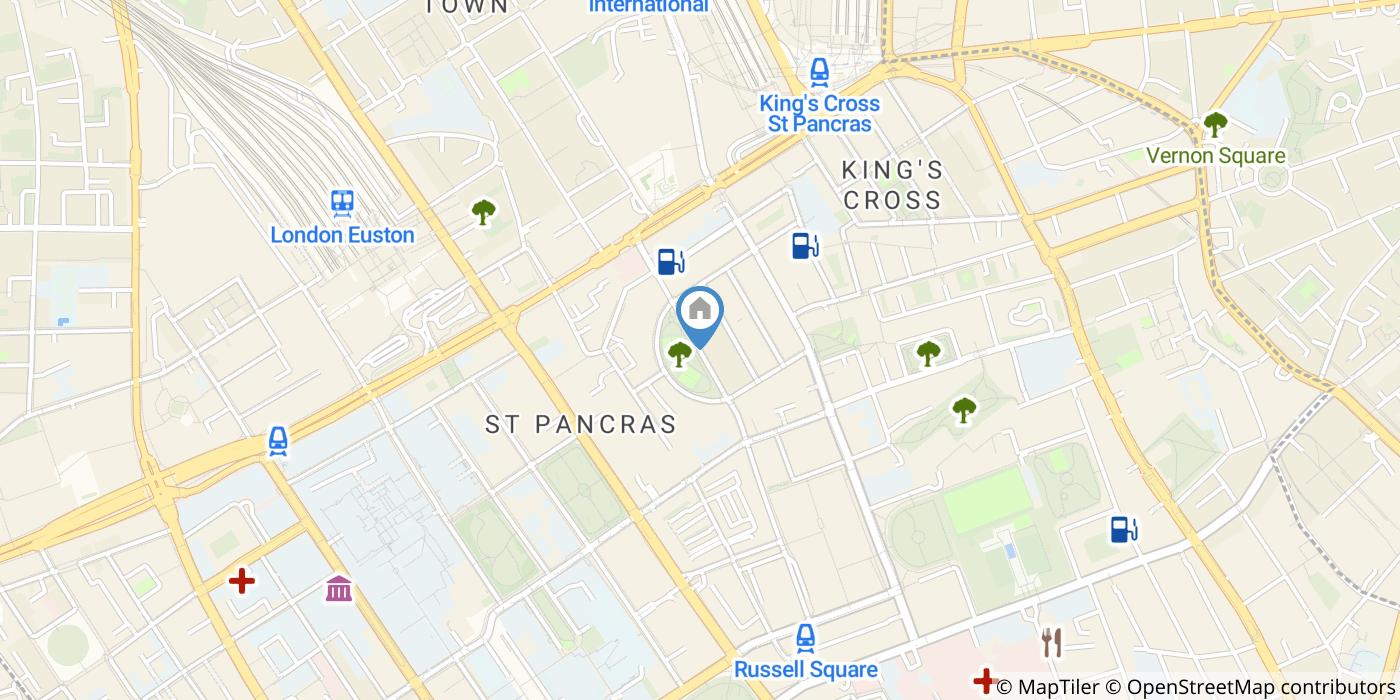 Studio Flat, Bloomsbury, WC1H