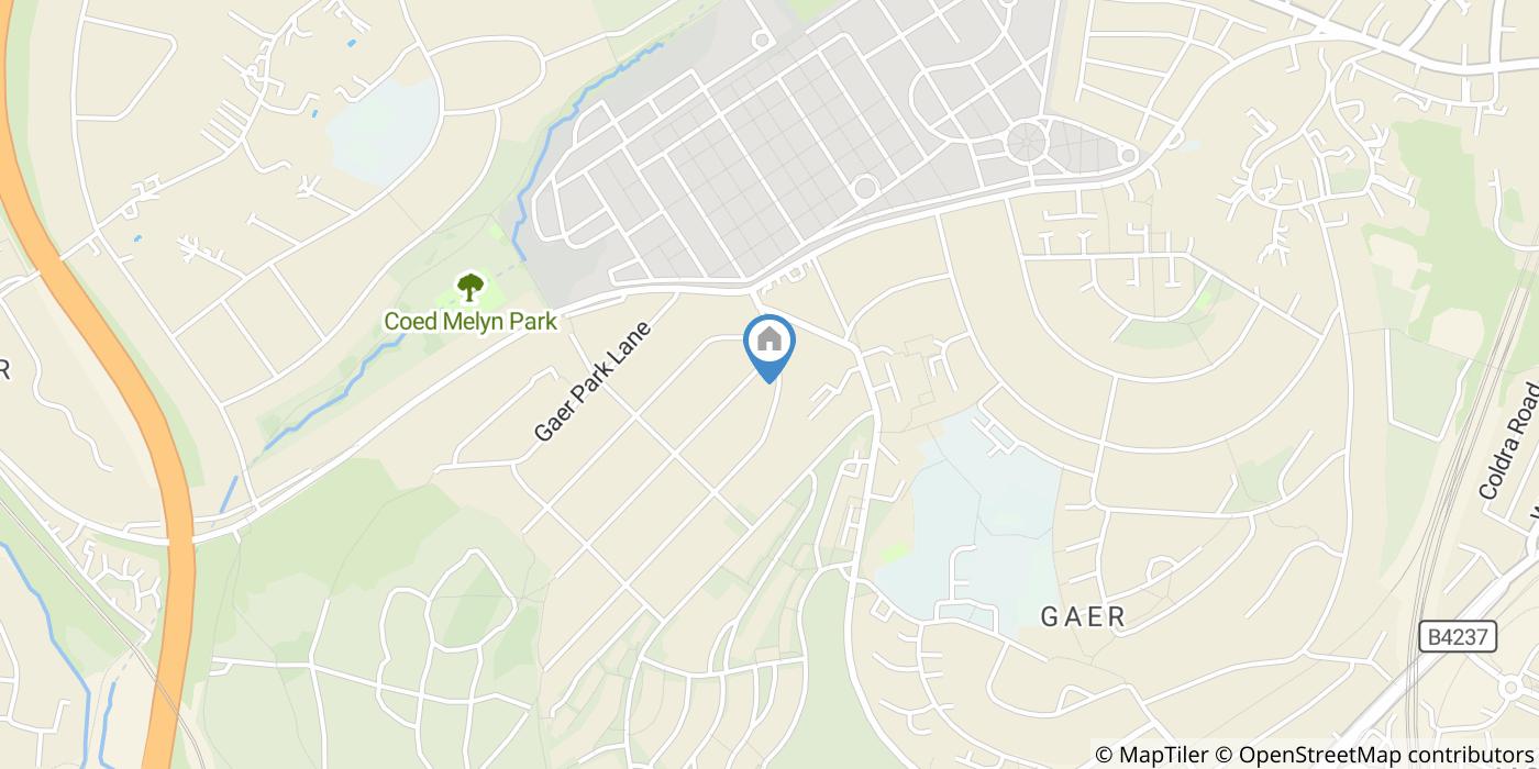 3 Bed Terraced House, Gaer Park Drive, NP20