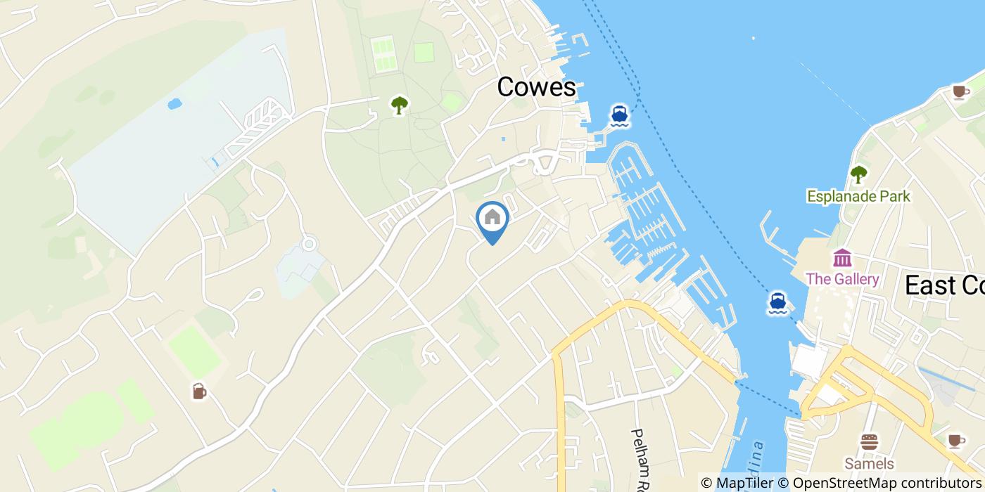 Cowes - 2 Bed Flat, Denmark Road, PO31 - To Rent Now for £1,000.00 p/m