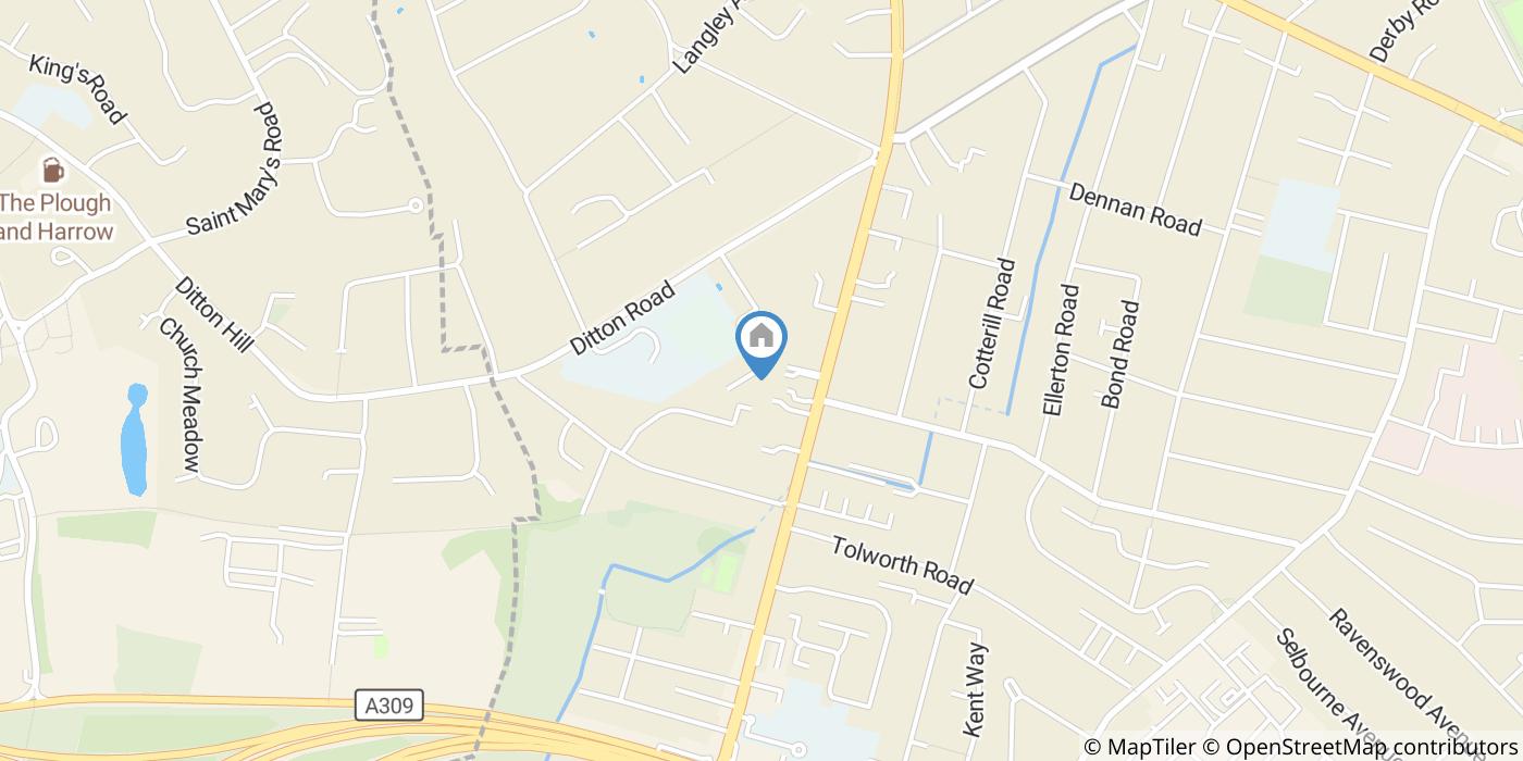 Room in a Shared House, Rickards Close, KT6