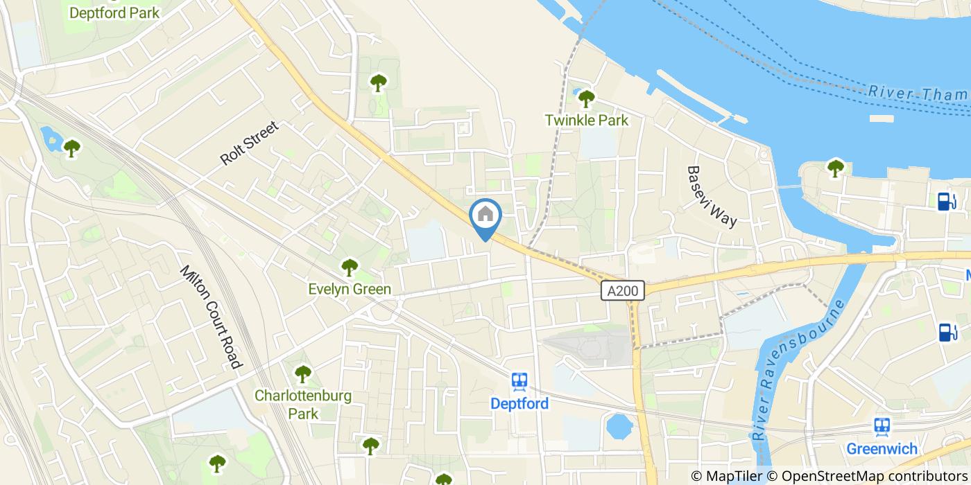 2 Bed Flat, The Drakes, SE8