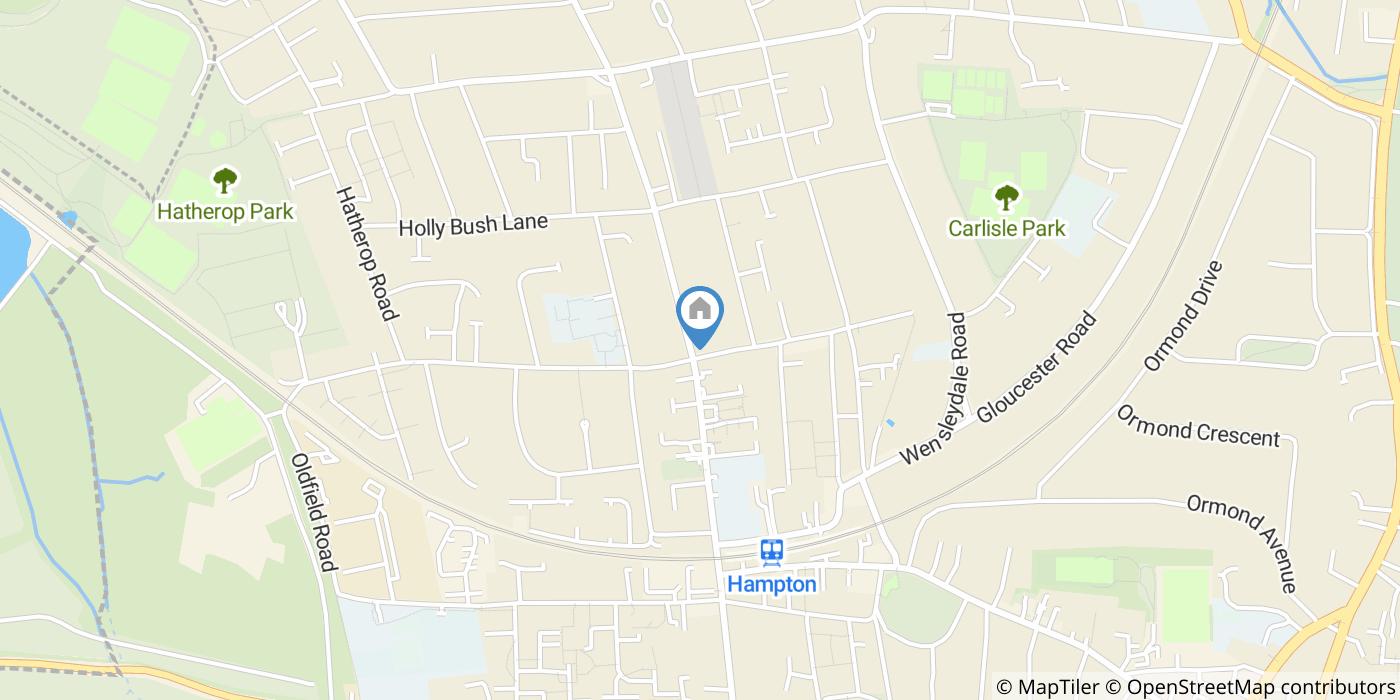 1 Bed Flat, Percy Road, TW12